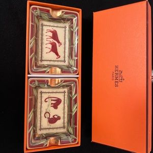 Hermes cigar tray set
